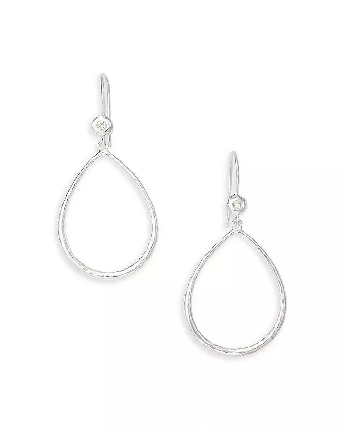 Ippolita Sterling Silver Open Teardrop Earrings with Diamonds | Bloomingdale's (US)