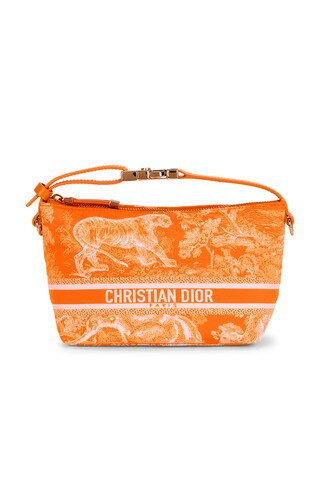 Dior Toile De Jouy Diortravel Nomad Pouch in Orange | FWRD 