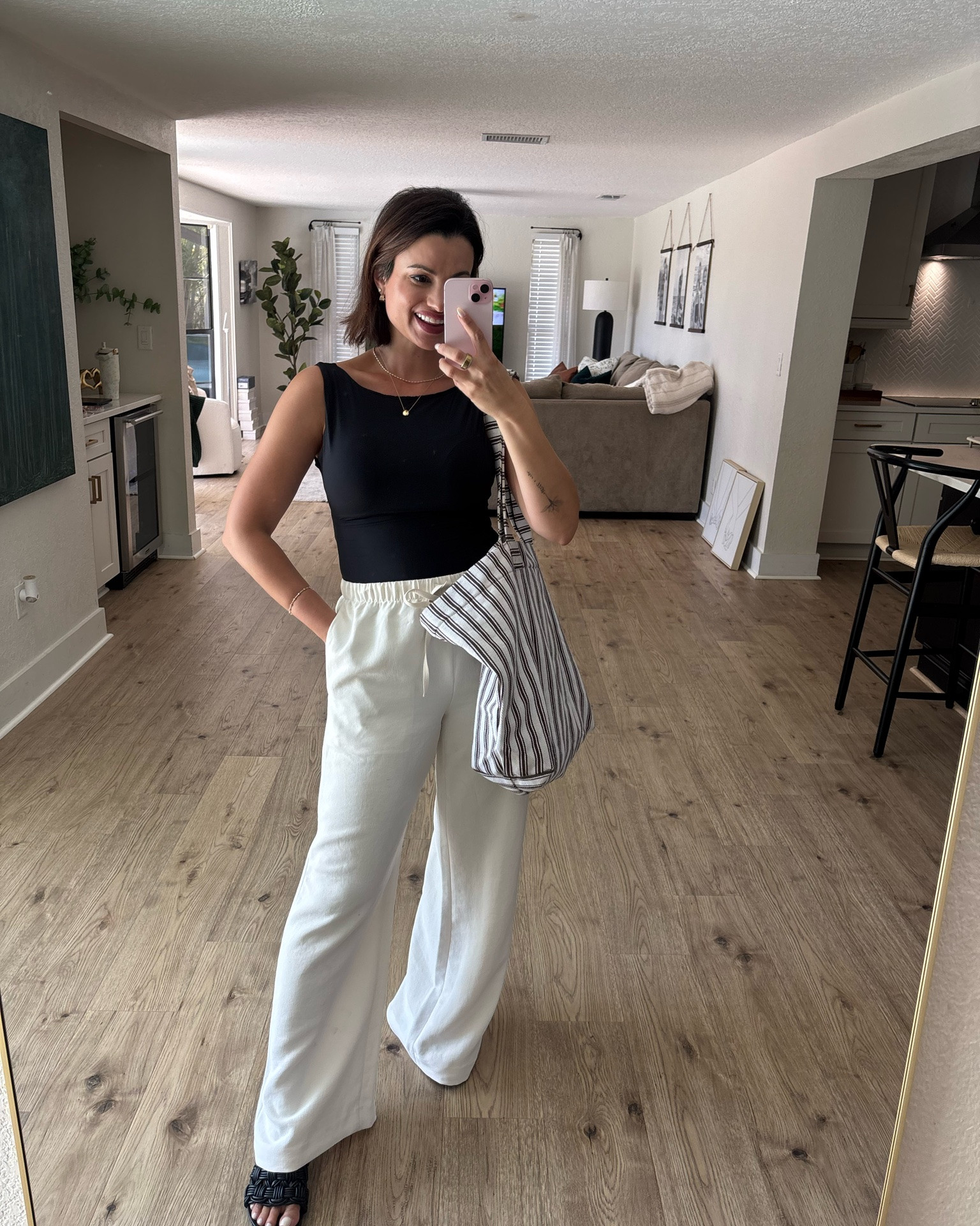 These lodge pants from @Aritzia are absolutely worth the hype! So good! 

My oversized cotton tote bag from @Target holds so much! This is a great everyday bag, travel bag, mom bag, etc.!

#LTKootd #LTKgrwm #LTKdayinmylife