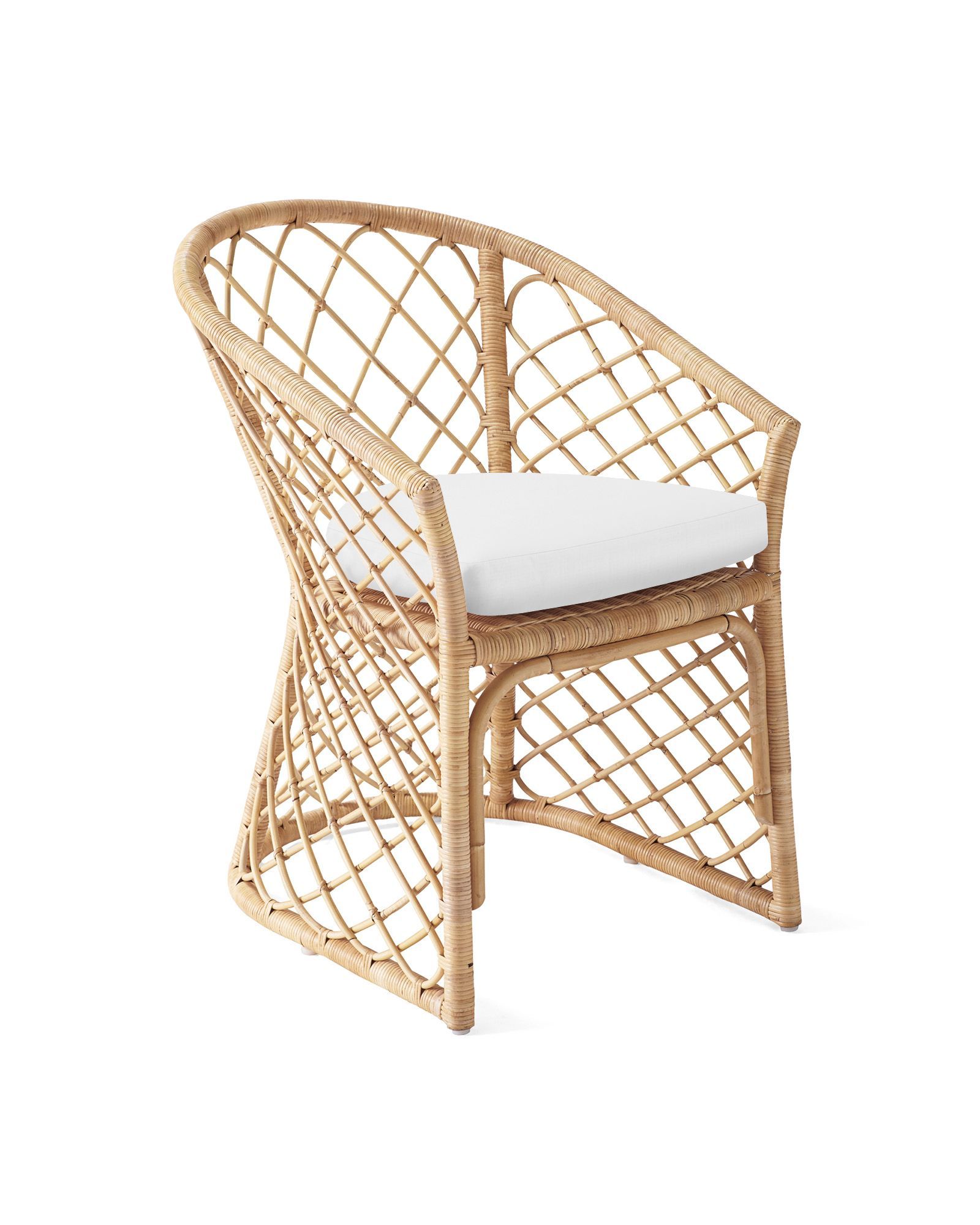Avalon Rattan Dining Chair | Serena and Lily