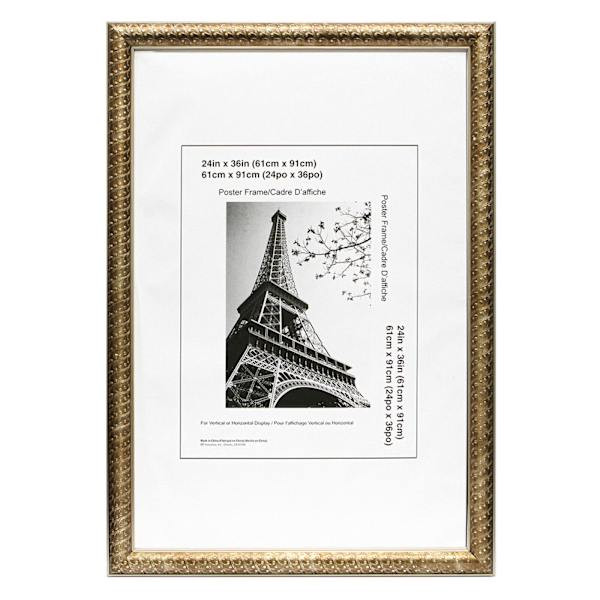 Lauren Gold Poster Wall Frame, 24x36 | At Home