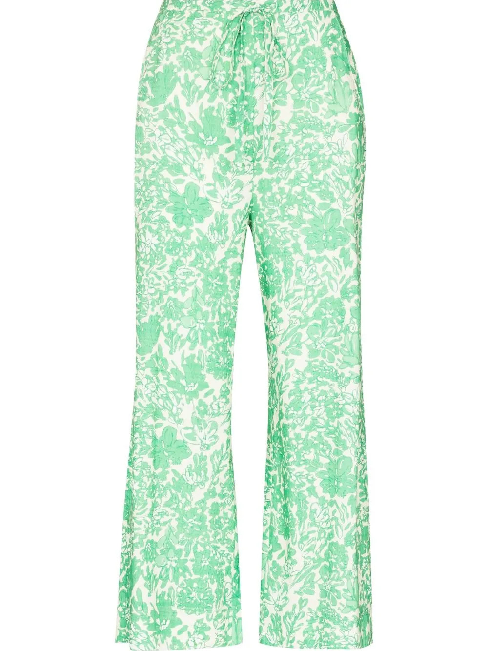 Afterswim wide-leg cropped trousers | Farfetch Global