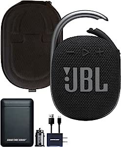 JBL Clip 4 Portable Bluetooth Speaker with Built-in Carabiner, IP67 Waterproof, 10 Hours of Playt... | Amazon (US)