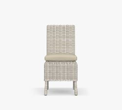 Huntington Wicker Outdoor Dining & Armchairs | Pottery Barn (US)