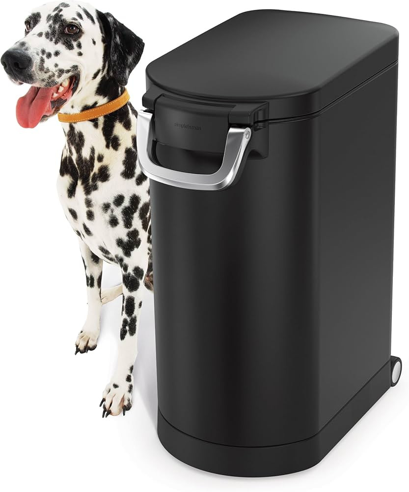 simplehuman 30 Liter, 32 lb / 14.5 kg Large Pet Food Storage Container for Dog Food, Cat Food, an... | Amazon (US)