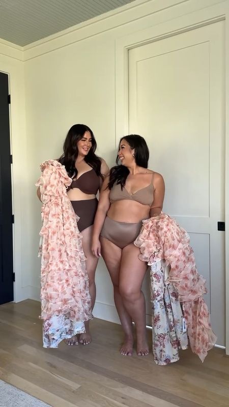 Midsize wedding guest dresses from Petal and Pup 🌸 Vanessa (left) wearing a size XL and Bonnie (right) wearing a size L

#LTKwedding #LTKmidsize #LTKstyletip