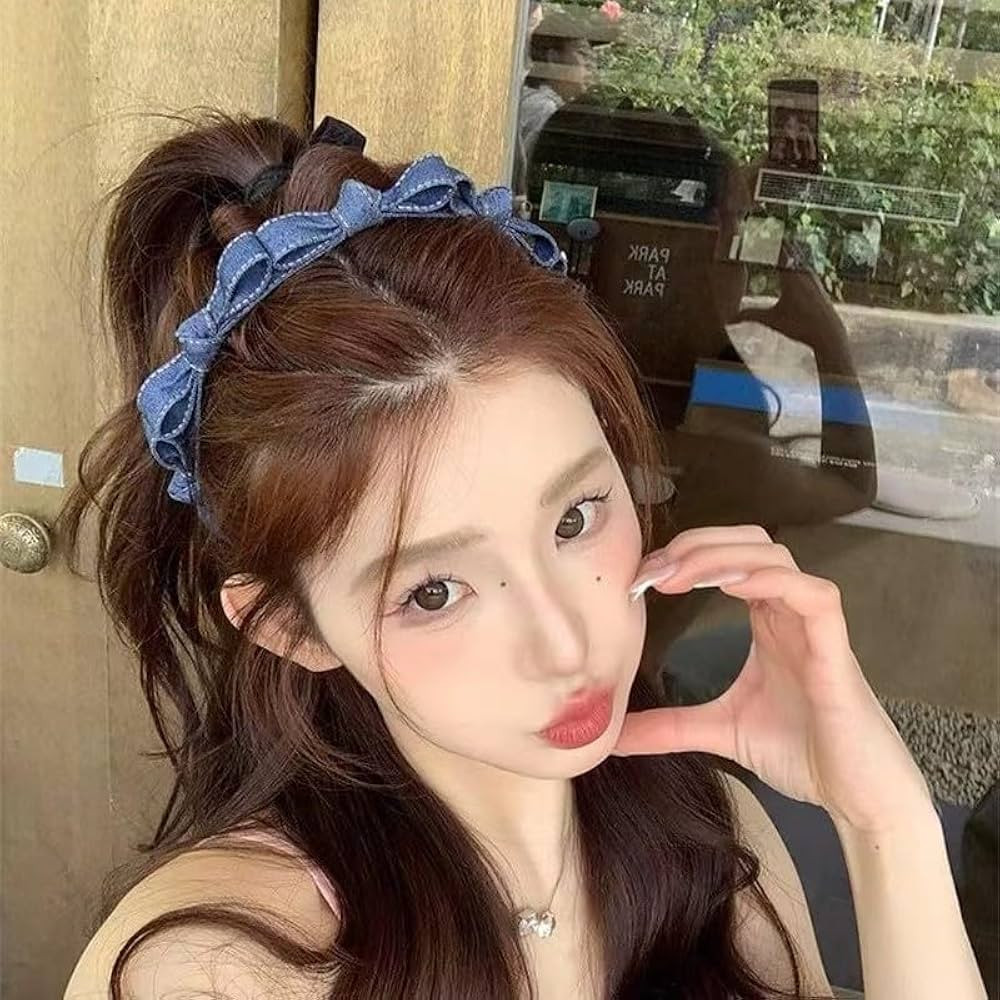Denim Bow Headband  | Amazon (US)