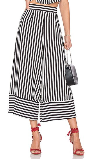 Lovers + Friends Chica Cropped Pant in Bold Stripe | Revolve Clothing (Global)