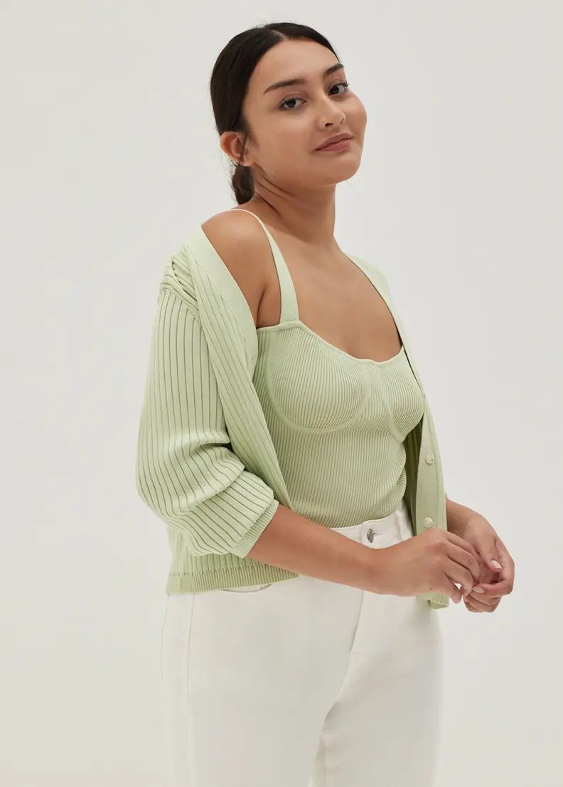 Josilyn Knit Bustier Top | Love, Bonito USA