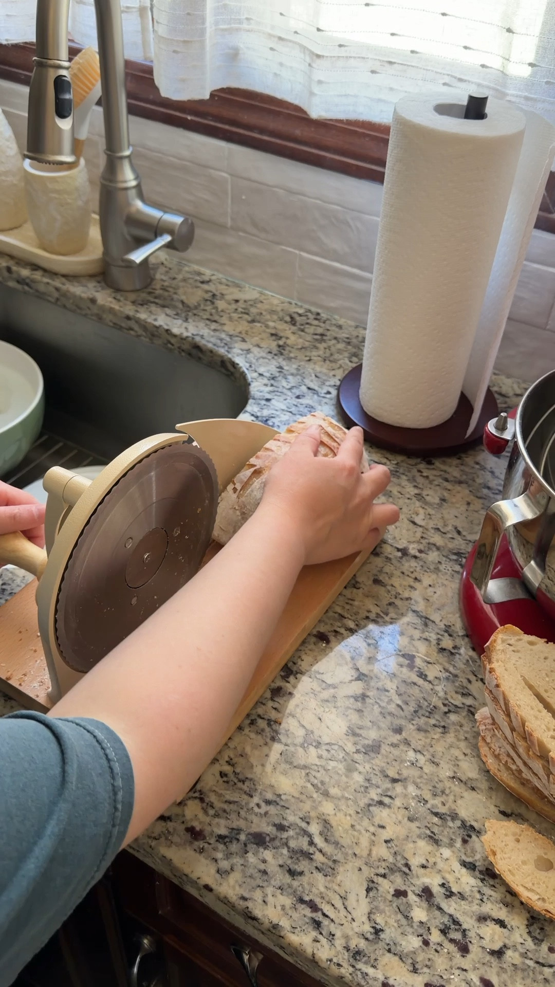this sourdough slicer is the greatest invention

#LTKfoodie