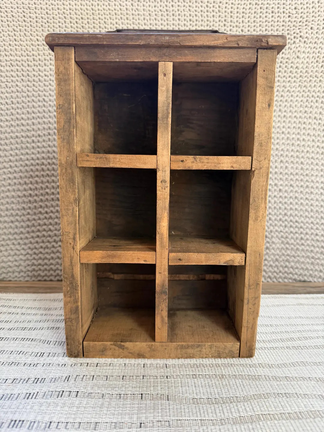 Vintage Wooden Drawer Organizer | Rustic Farmhouse Cubby Shelf, Apothecary Storage - Etsy | Etsy (Global)