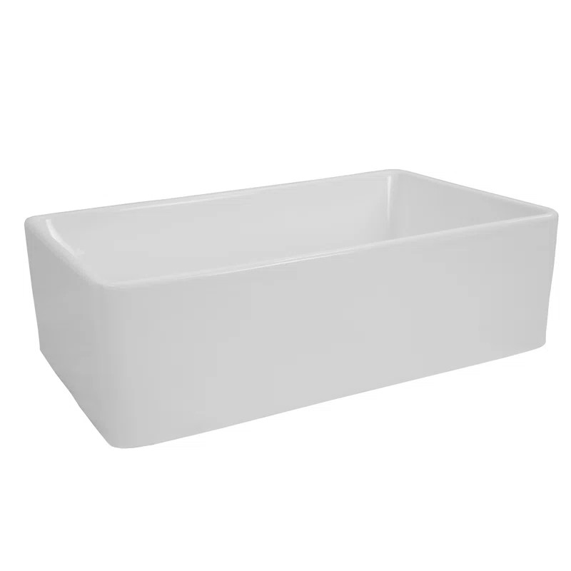 Edgware 33'' W Single Bowl Fireclay Farmhouse Kitchen Sink | Wayfair North America