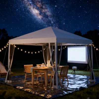 Screen House Room,Pop Up Canopy Tent With Netting,Instant Gazebo,With Carry Bag,Height Adjustable | Wayfair North America