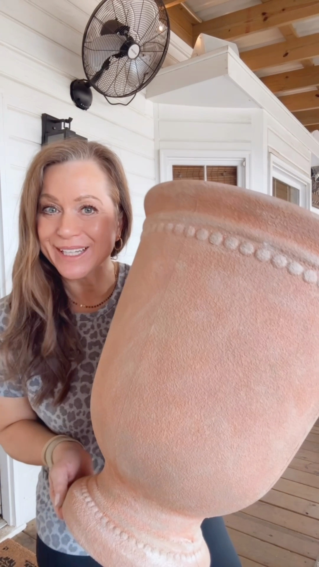 DIY  Aged Terra cotta look planter

I took the white planter and layered on paint to give it an aged terra cotta look

I used the Terra Cotta paints (below) a tan craft paint (Country Twill) and a paint sample in the color Behr Muted Sage and then applied two coats of a matte sealer 

#LTKdayinmylife #LTKHome #LTKmomlife