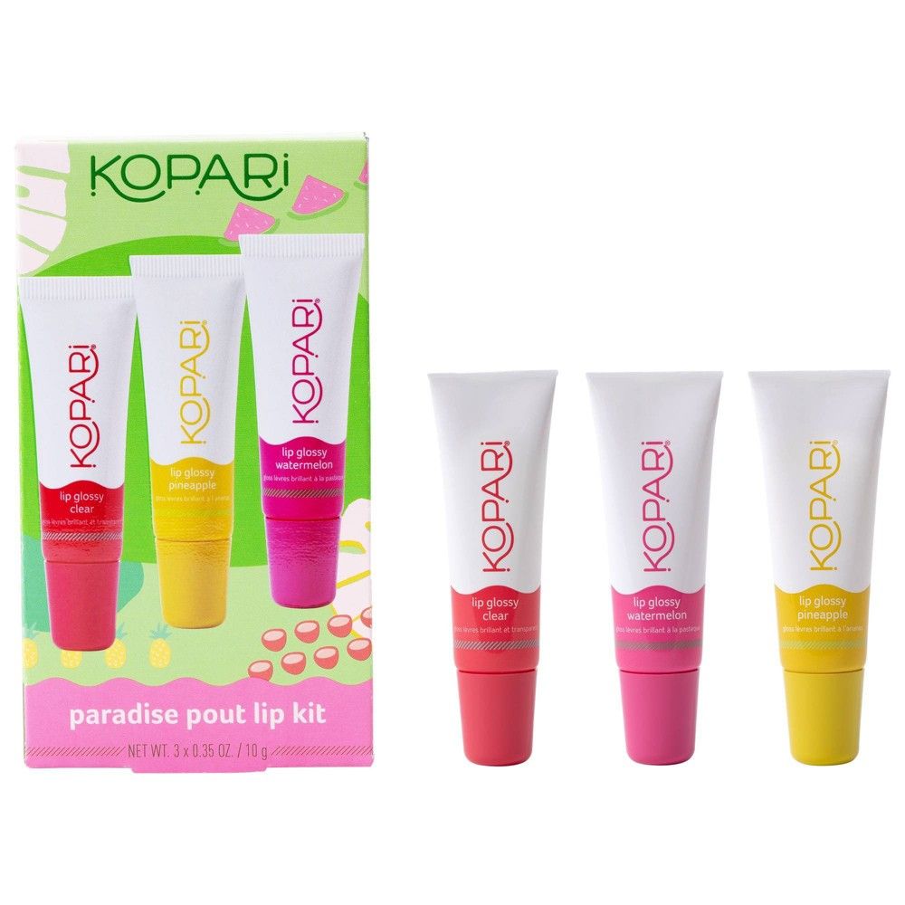 Kopari Paradise Pout Lip Kit - 3ct/1.05oz - Ulta Beauty | Target