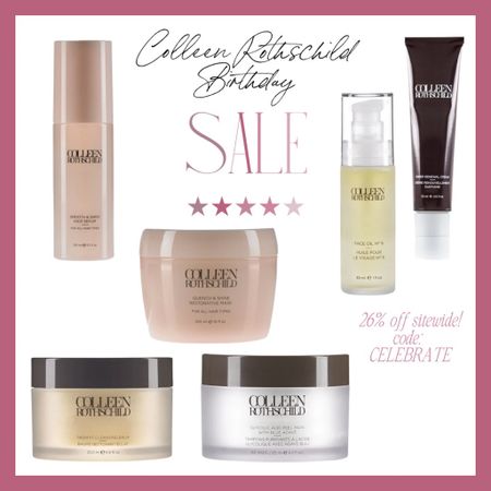 Colleen Rothschild // Birthday Sale 

Sharing my must have products from @ColleenRothschild!! All 26% off (including entire site) for their birthday sale!! 

#LTKsalealert #LTKbeauty
