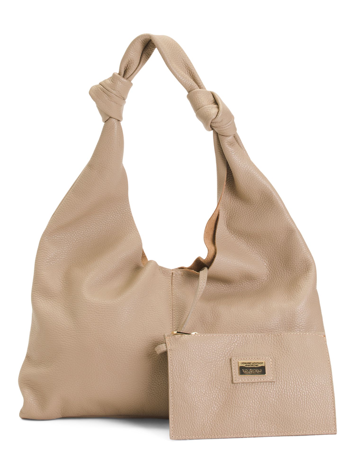 Made In Italy Leather Large Unlined Hobo | Handbags | Marshalls | Marshalls