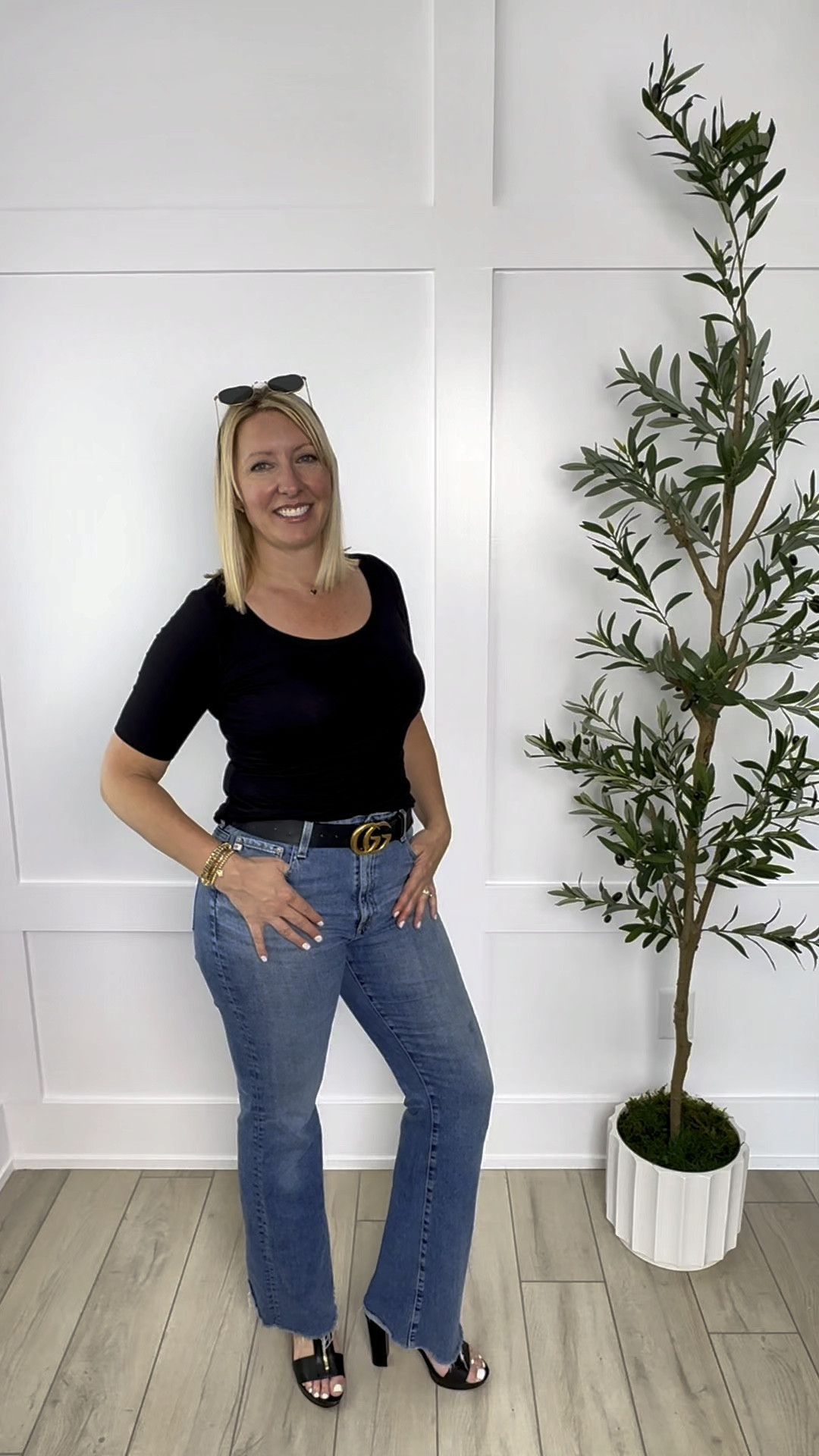 This is a great elbow tee. It's true to size, soft jersey fabric, and comfortable. For those of us who like to cover our upper arms, this shirt does just the trick all while giving off a slimming look. It comes in 5 different colors and can be dressed up or down.

Spring Tee | Casual Look | Travel Attire | Casuale Ware | Slimming Look | Fashion | #ad | @SexyModest | #SexyModest

#LTKfindsunder50 #LTKworkwear #LTKstyletip