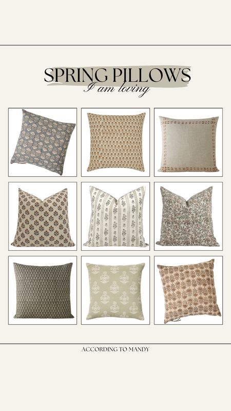 Spring Pillows - I am loving!

pillows, pillow covers, floral pillow, pattern pillow, spring decor, spring home decor, spring home finds, spring refresh, Etsy pillow, Etsy finds, Etsy pillow covers, magnolia home, magnolia spring, target home, target pillow, lulu and Georgia pillow, affordable home finds, affordable finds, living room inspiration, bedroom inspiration 

#LTKhome #LTKSeasonal #LTKfindsunder100