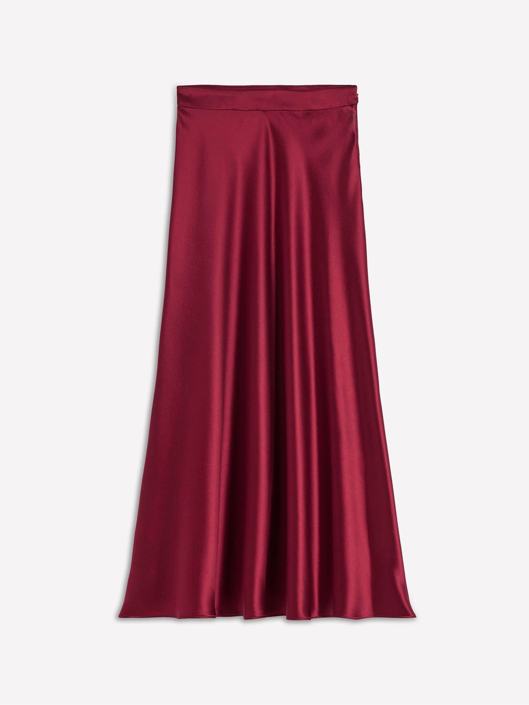 Boden Boden Brown Bias Cut Maxi Slip Skirt | Next US