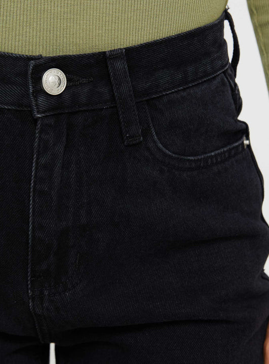 Maple Flare Jeans Washed Black | Princess Polly US