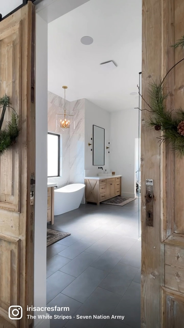 Neutral master bathrooms are my favorite!

Bathroom design, neutral bathroom, master bathroom, modern bathroom, bathroom decor 

#LTKhome