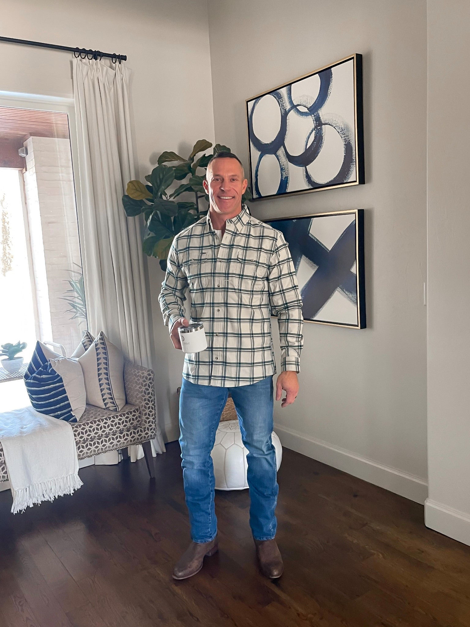 Love this poncho shirt! Perfect gift idea for your man for Valentine’s Day. Casey wears a large slim. He has several poncho shirts and loves them. @Poncho Outdoors #ponchooutdoors #poncho #giftsforhim

#LTKMens #LTKValentine