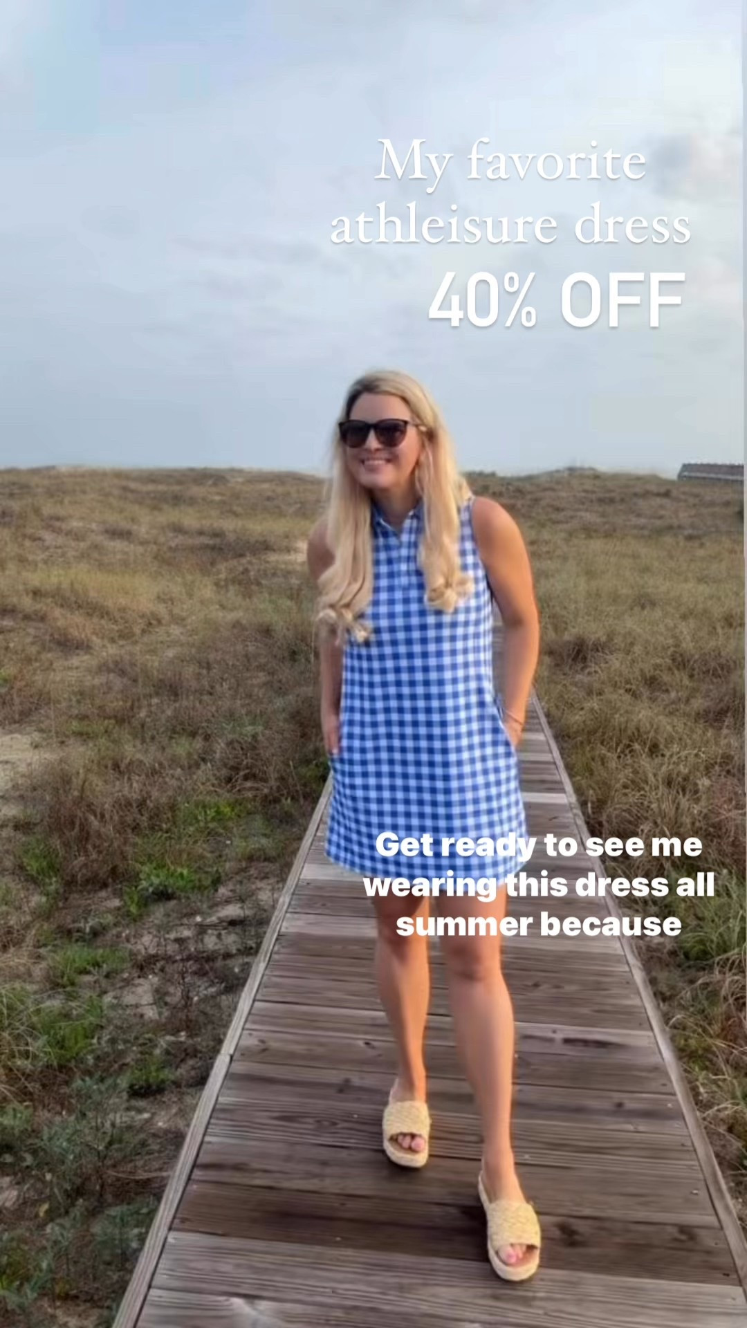 *use code MD40  and see sizing info below 

The length on this dress with matching shorts is just perfect. It’s so comfy for coffee runs, errands and hanging out with the family. Finding something super comfortable that is also super cute is my absolute favorite. I have gotten so many compliments on this dress and now I think I need it in green, too! 

****sizing info! I’m an 8-10 which is a large on their site but the info said you may want to size up so I ordered an XL and it was perfect. I’m also 5’8 and wanted a little bit more length. 

I can be really picky on length with dresses and skorts and especially active dresses and this one was perfect 



Summer dress, active dresses, athleisure, tennis dress, gingham 

#LTKWatchNow 

#LTKActive #LTKFindsUnder100 #LTKSaleAlert