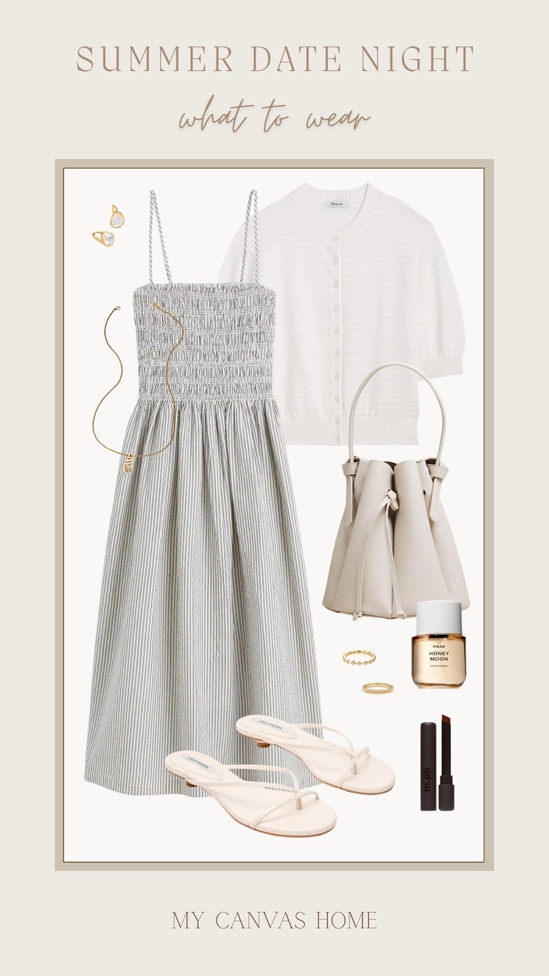 A simple yet pretty summer date night outfit idea! 🤍✨

#LTKSaleAlert #LTKootd #LTKSeasonal
