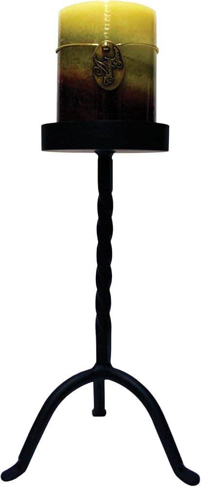 A Cheerful Giver Black Pillar Holder, 10-Inch | Amazon (US)