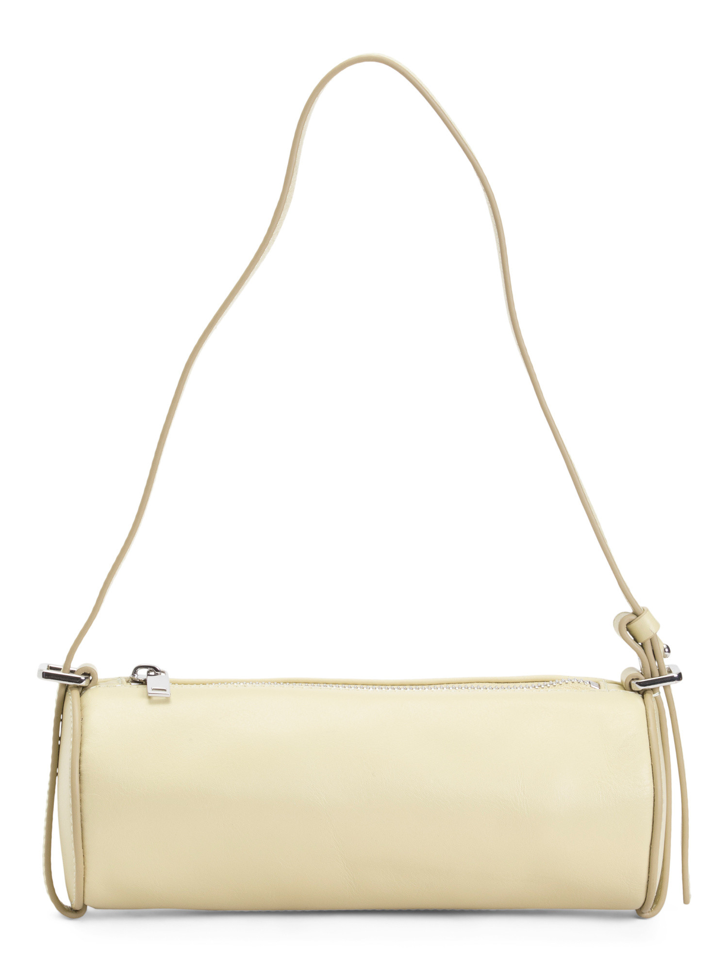 Leather Quinn Barrel Shoulder Bag | TJ Maxx