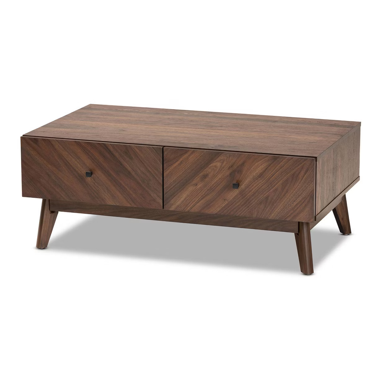 Hartman Wood Coffee Table Walnut Brown - Baxton Studio | Target