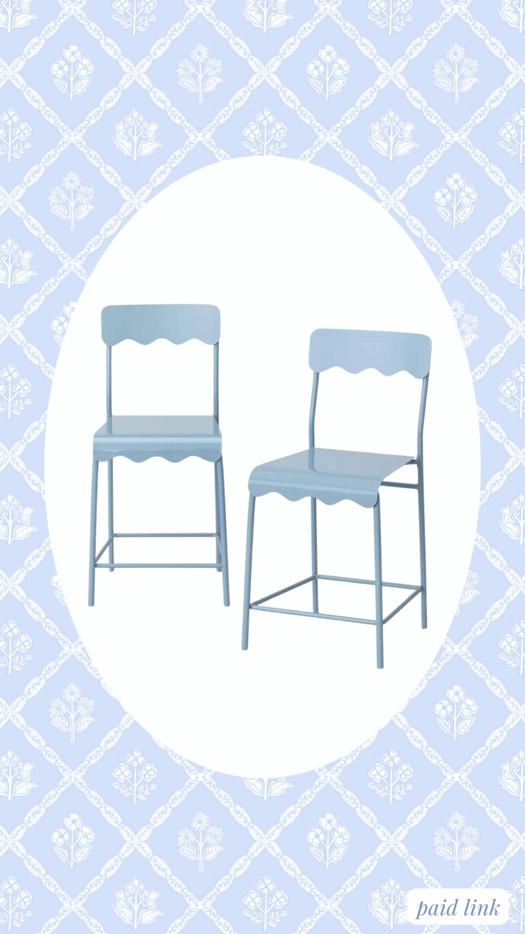 Grandmillennial style stools from Target! Set of 2 bar stools would be so cute as kitchen island stools 

#LTKFindsUnder100 #LTKSaleAlert #LTKHome