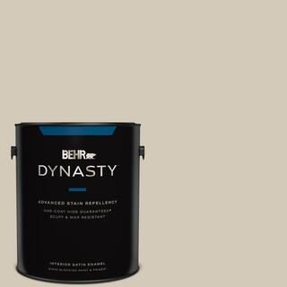 BEHR DYNASTY 1 gal. Designer Collection #DC-010 Even Better Beige Satin Enamel Interior Stain-Blo... | The Home Depot