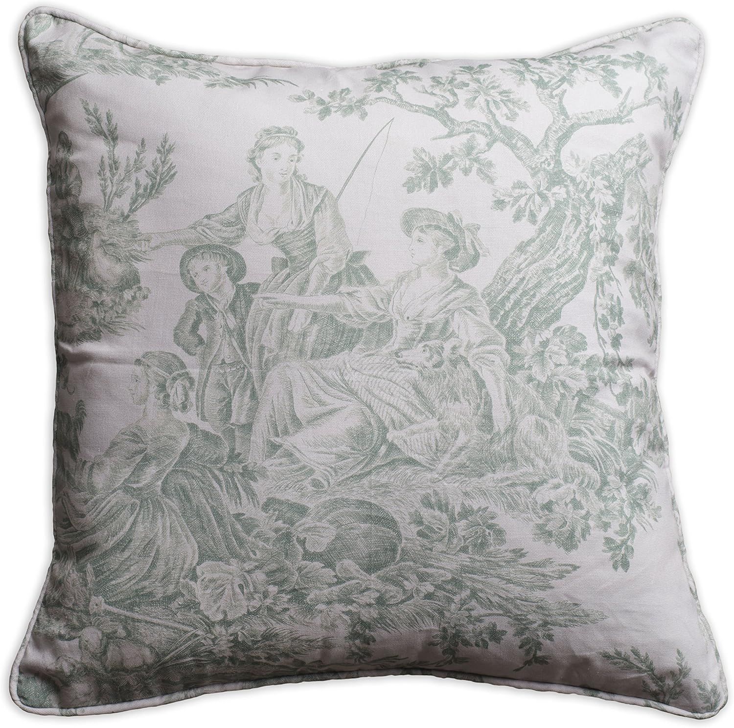 Maison d' Hermine Decorative Cushion Cover 100% Cotton Throw Toile Washable Pillow Cover with Inv... | Amazon (US)