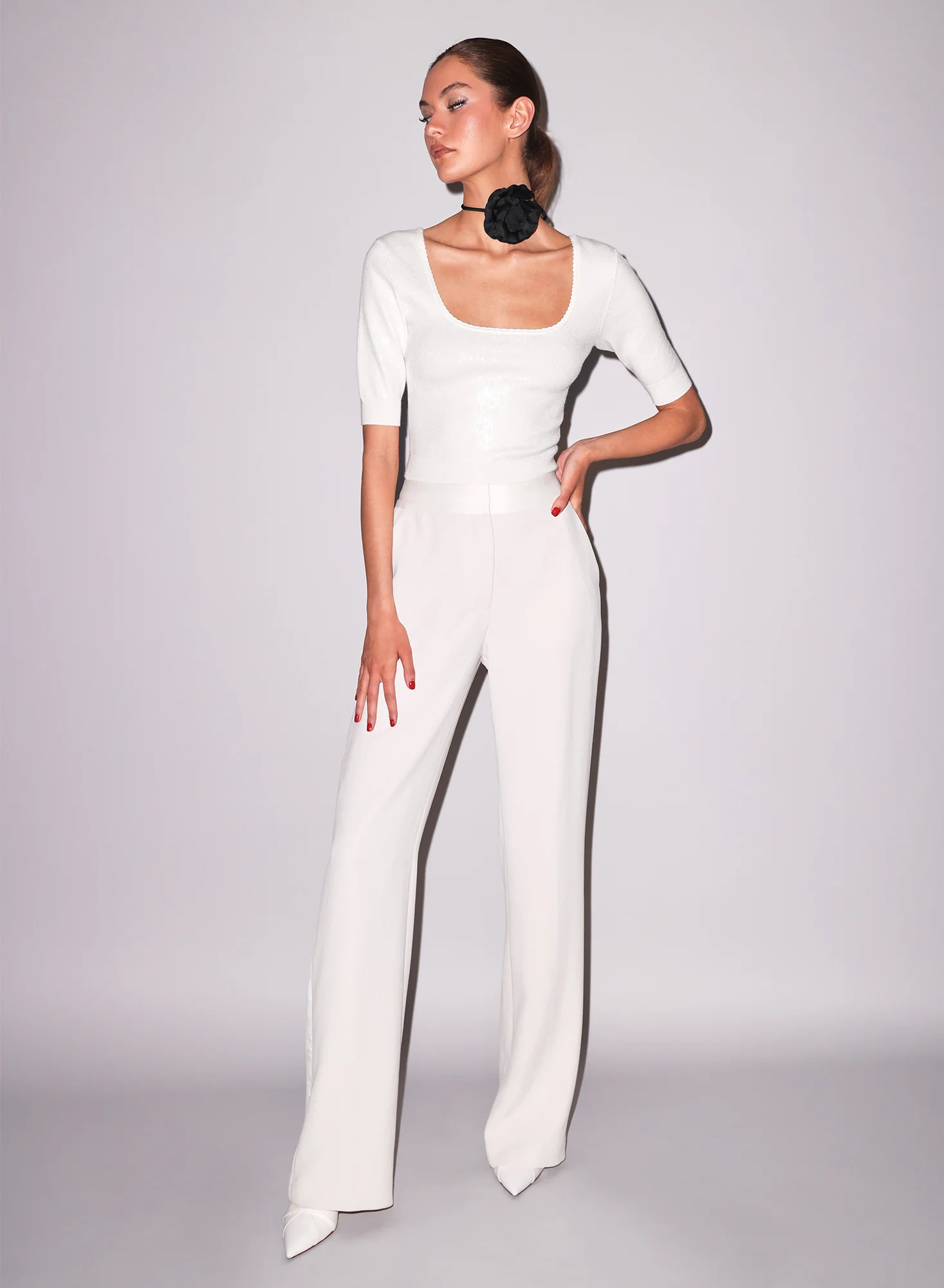 Ivory Tuxedo Pant | Fleur du Mal | Fleur du Mal