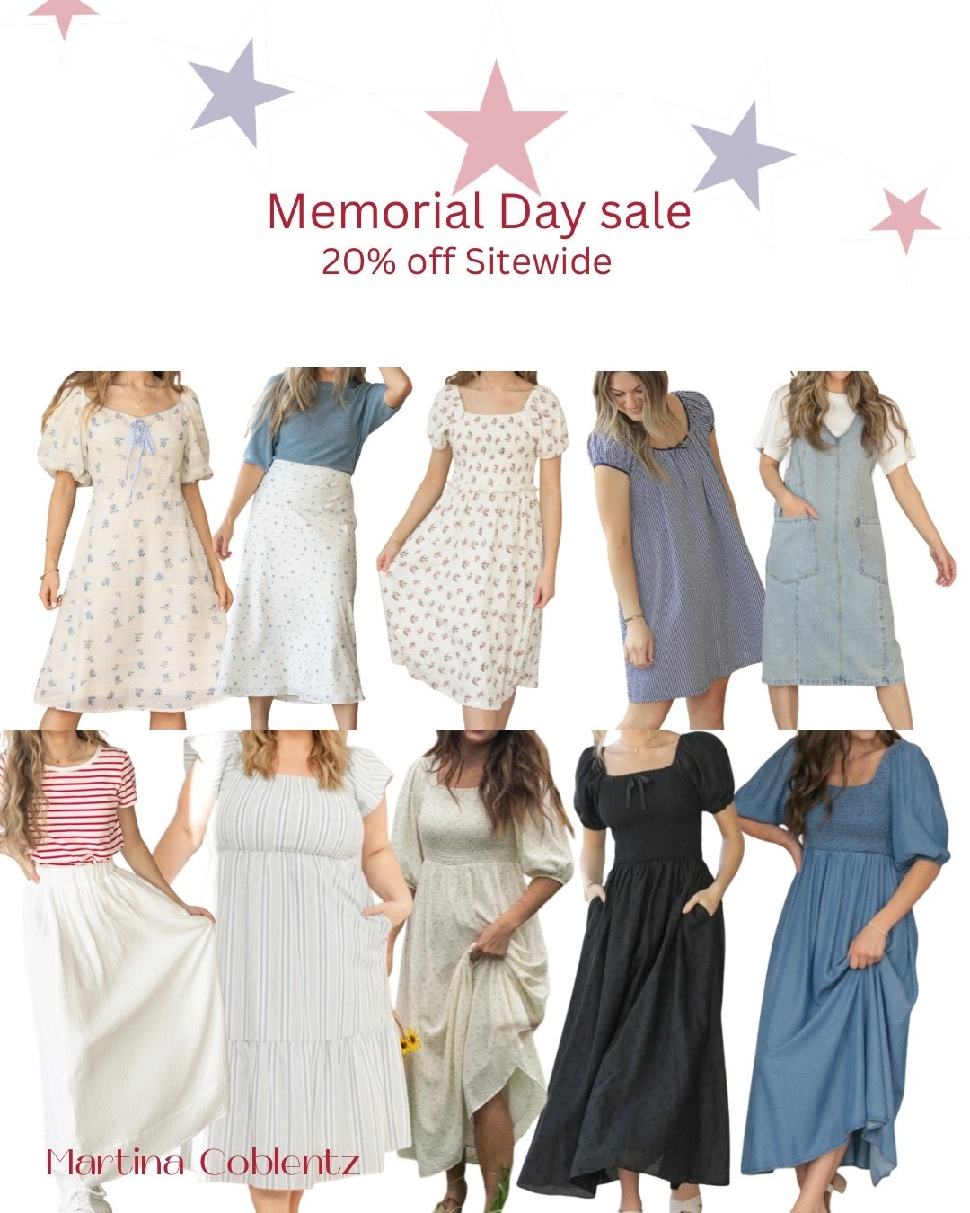 Memorial Day sitewide sale 


•fashion •dress •modest dress •skirt

#LTKootd #LTKSeasonal #LTKMidsize