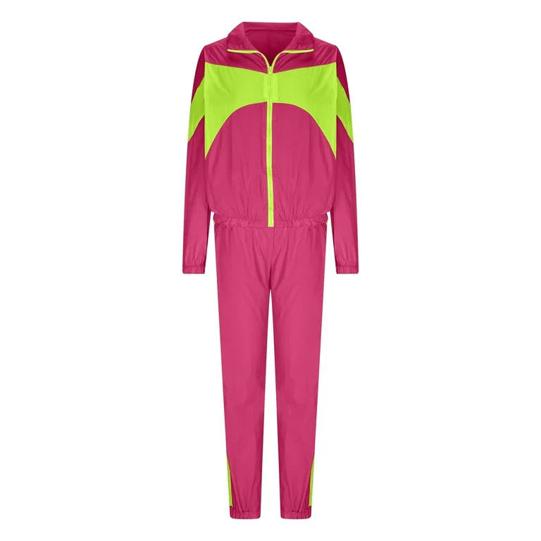 hotojiny Tracksuit for Women 2 Piece Casual Zipper Long Sleeve Jackets and Running Joggers Fashio... | Walmart (US)