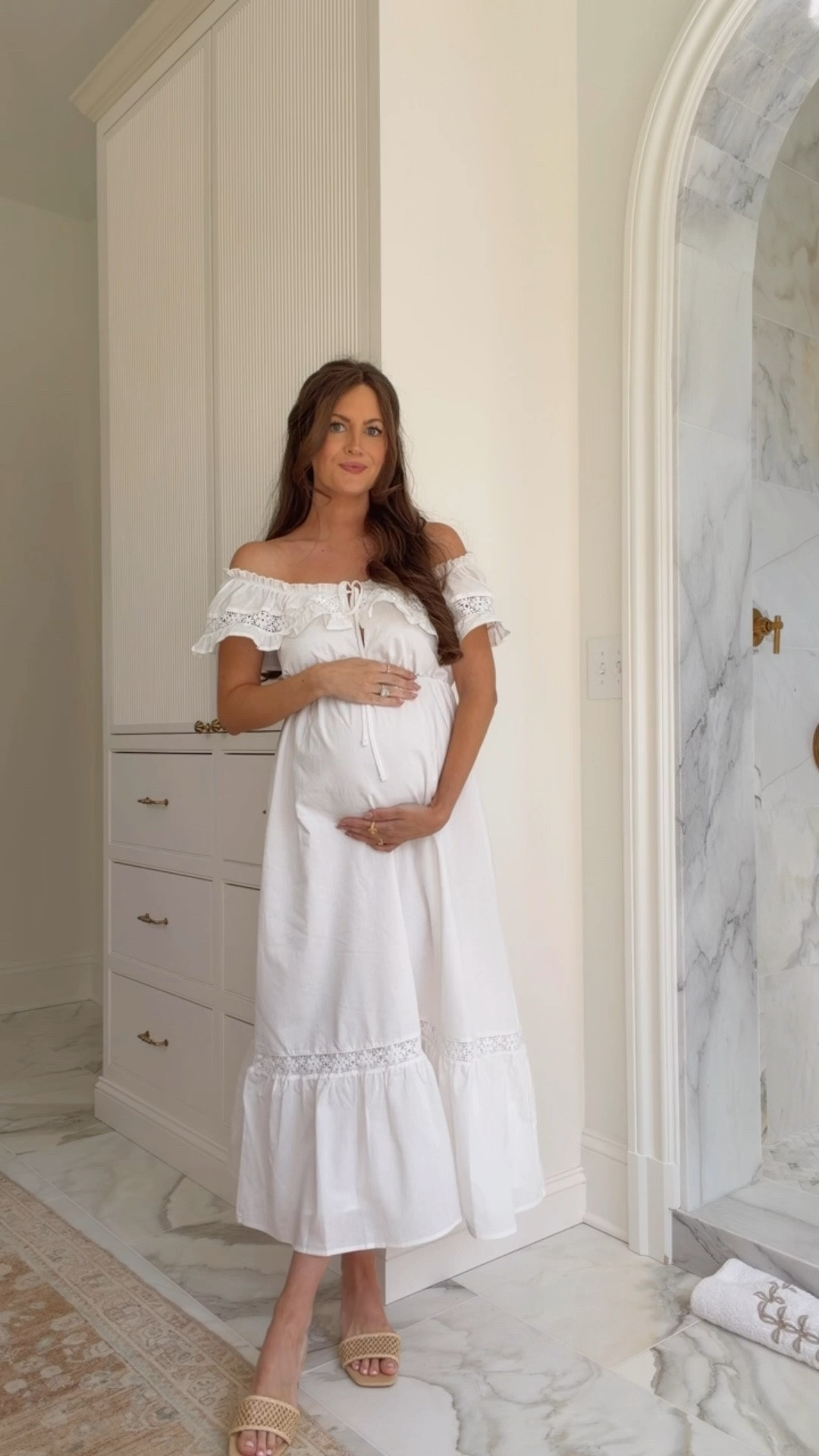 The prettiest white dress, not maternity but would be so pretty for a maternity shoot! 🤍✨

#LTKBaby #LTKBump #LTKmomlife