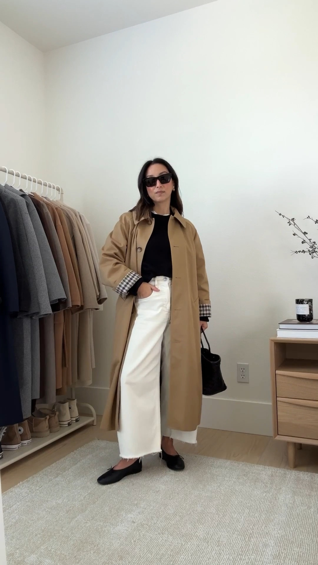 Spring wardrobe staples I’m excited to rewear. Everlane ecru curve jeans. 

Sézane Clyde trench. An oversized fit for petites. 

Sezane trench 2
Everlane cashmere sweater xs
Everlane curve jeans 26, size up cut hems
Everlane ballet flats 5
Dragon Diffusion triple jump small
YSL sunglasses 

Petite style, spring style, spring outfits, spring fashion 


#LTKootd #LTKPetite