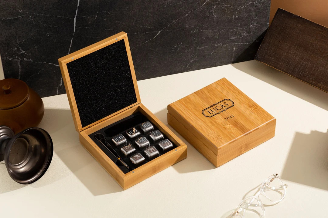 Personalized Whiskey Stone Set, Custom Whiskey Stone, Chilling Stones, Groomsmen Gifts, Engraved ... | Etsy (US)