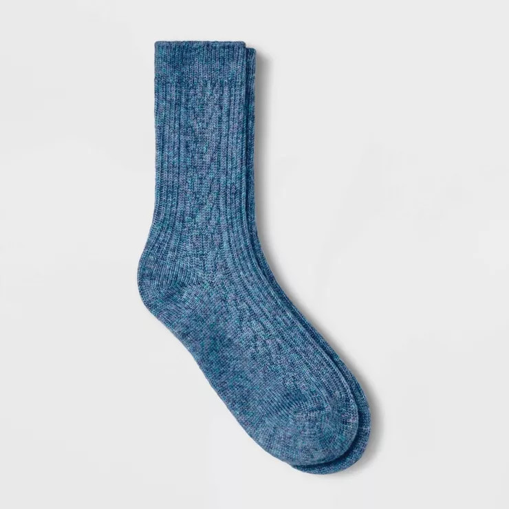 Women's Cozy Sweater Cable Crew Socks - Universal Thread™ | Target