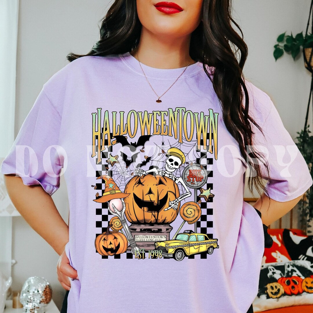 Comfort Colors® HT Est 1998 Shirt, University Halloween Fall T-shirt, Unisex Adult Retro Autumn ... | Etsy (US)