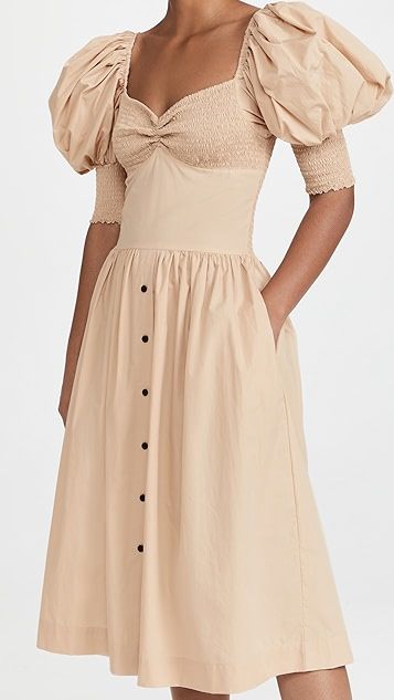Puff Sleeve Sweetheart Dress | Shopbop