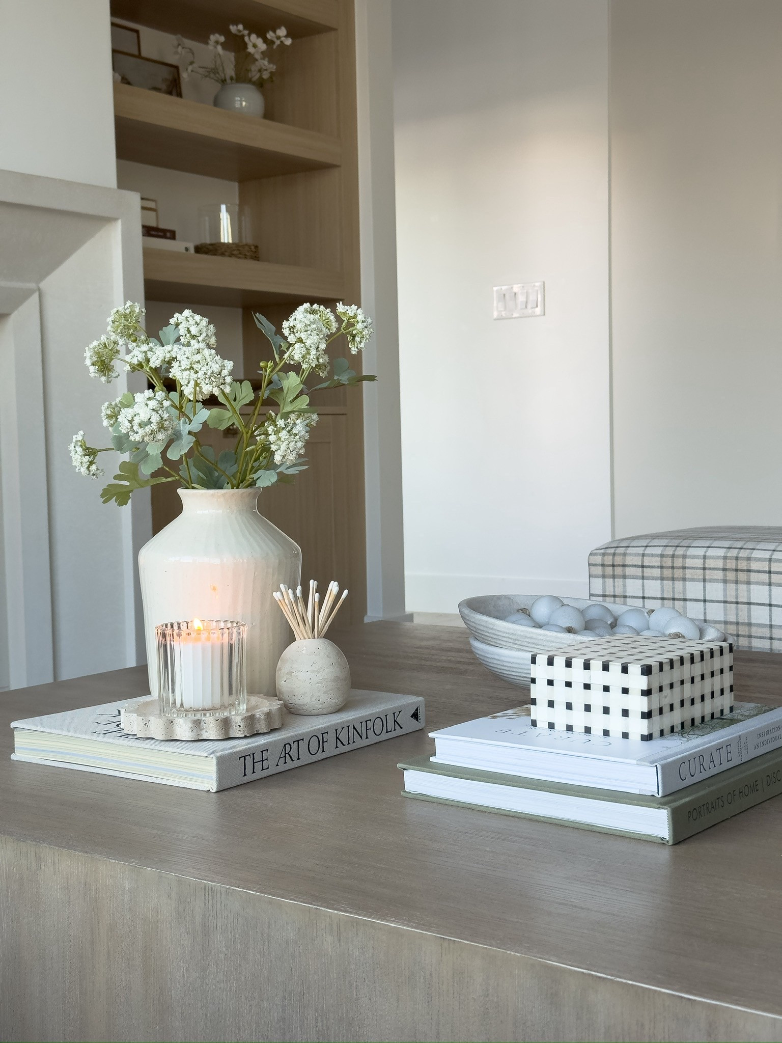 Books, blooms, and a candle glow — just your daily dose of neutral but make it fun!!

#LTKStyleTip #LTKSeasonal #LTKHome