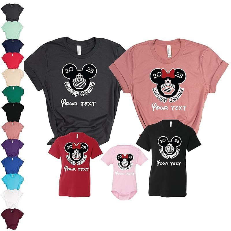 Disney Cruise family shirts 2023, Disney family shirts, Disney trip matching, disneyland shirt, d... | Amazon (US)