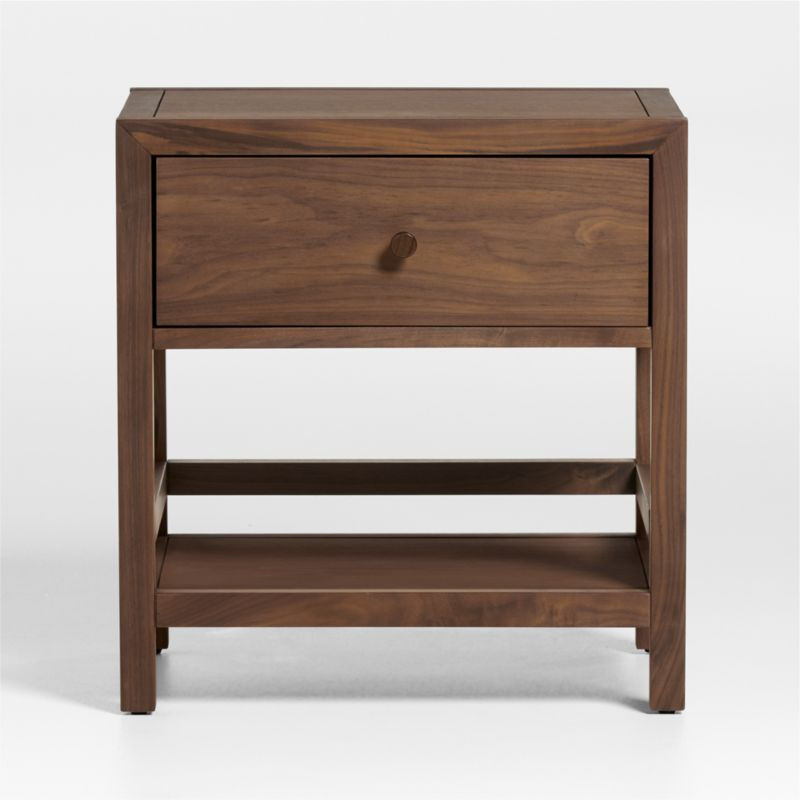 Kids Taylor Walnut Nightstand + Reviews | Crate & Kids | Crate & Barrel
