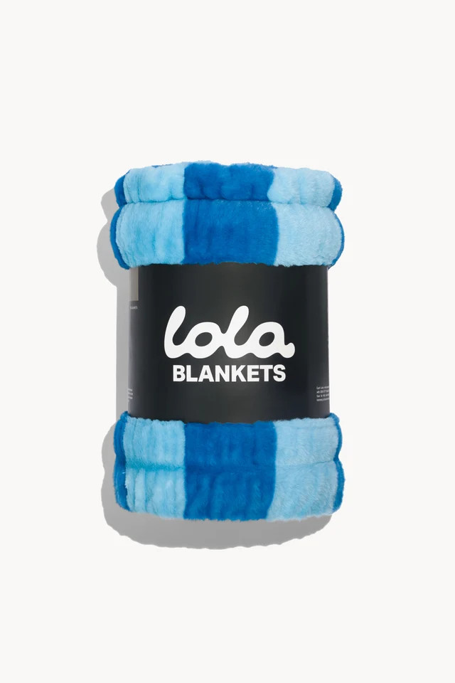 Blue Check | Lola Blankets