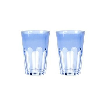 Translucent Colored Glass S/2, Thistle | Paloma & Co.