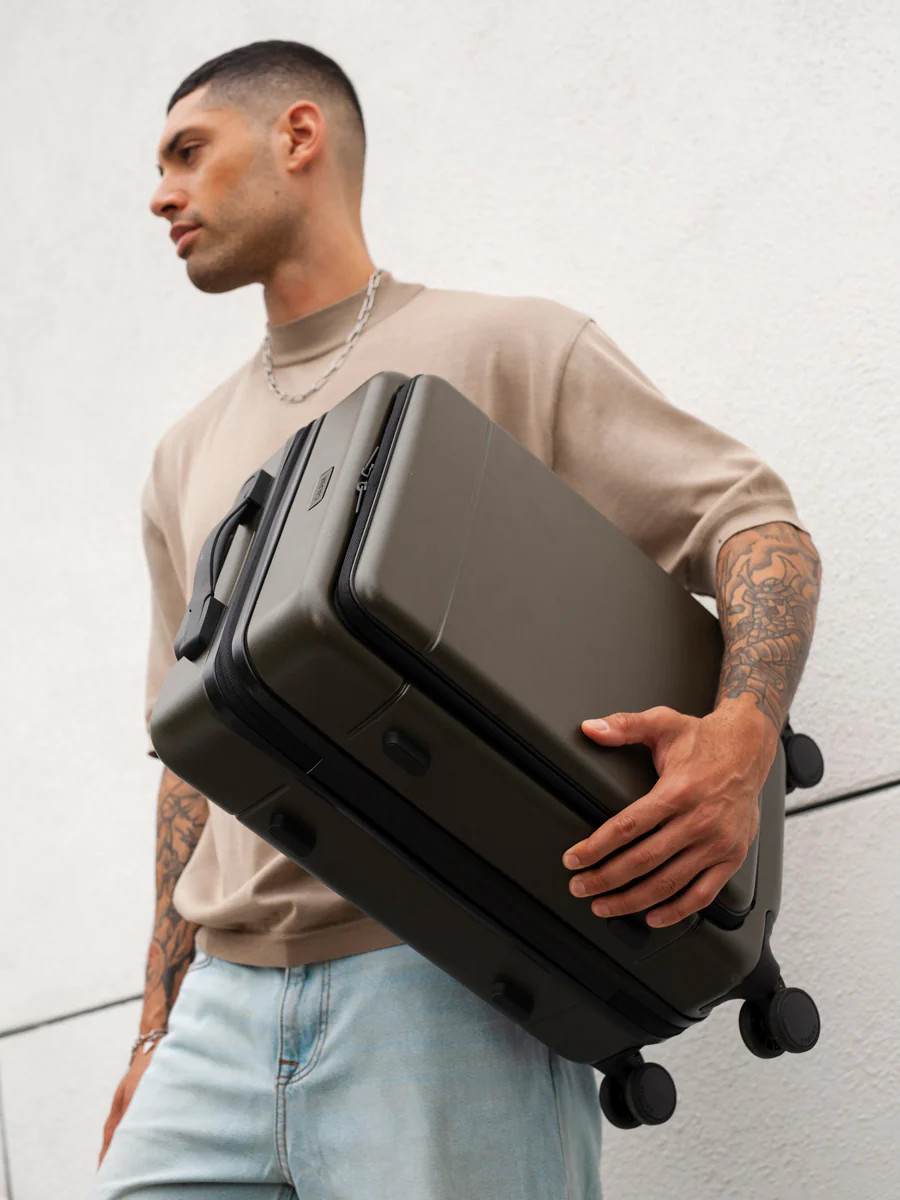 Hue Carry-On Luggage with Hardshell Pocket | CALPAK Travel